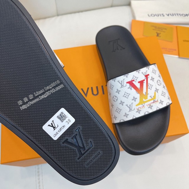 LV專櫃經典款涼拖鞋 高版本LOUIS VUITON路易威登最新款拖鞋情侶款 dx2704